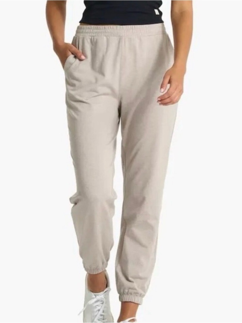Vuori Boyfriend Pant Joggers Size XS Draw String Light Beige